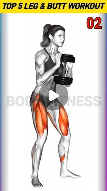 Leg Workouts For Men, Dumbbell Leg Workout, Glute Workout Women, Glute Workout Gym, Standing Workout, Leg Workouts, Fitness Top, Motivation Gym, Body Fitness