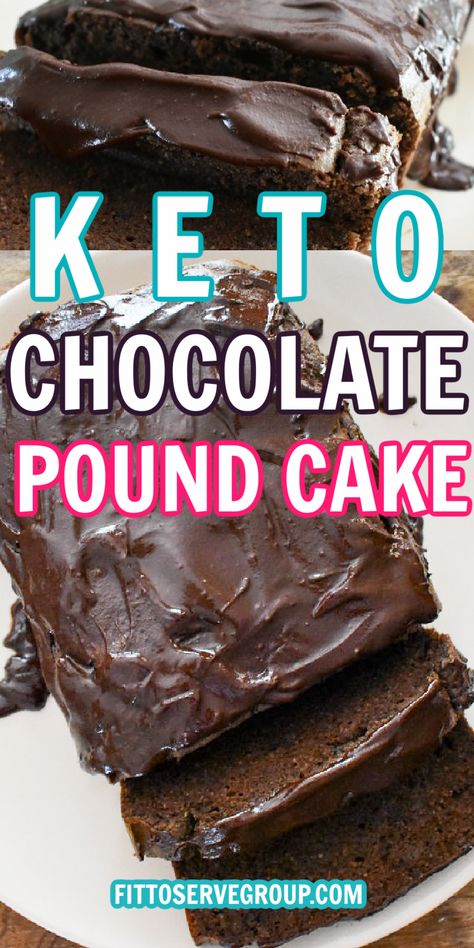 Close up picture of keto chocolate pound cake on a white platter. Keto Birthday Cake Recipes, Low Carb Pound Cake, Keto Pregnancy, Thm Cookies, Low Carb Chocolate Cake, Keto Cakes, Keto Chocolate Cake, Chocolate Pound Cake, Postre Keto