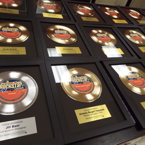 Platinum Record Plaque, Platinum Record, Employee Recognition Awards, Star Way, Corporate Awards, Custom Awards, Recognition Awards, Drum Sticks, Employee Recognition