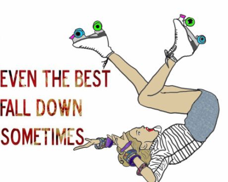 Hahahaa I fell down and landed exactly on this position my first night on 94s! Derby Quotes, Quad Skating, Skating Quote, Inspirational Lines, Girls Roller Skates, Girl Motivation, Speed Skates, Roller Rink, Derby Girl