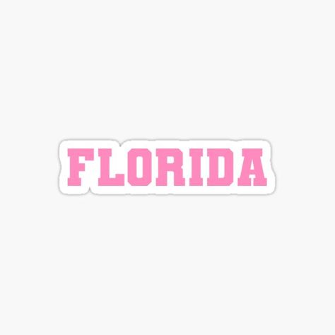 Florida Stickers, Cool Stickers, Summer Pictures, Aesthetic Stickers, Vision Board, Florida, For Sale, Quick Saves