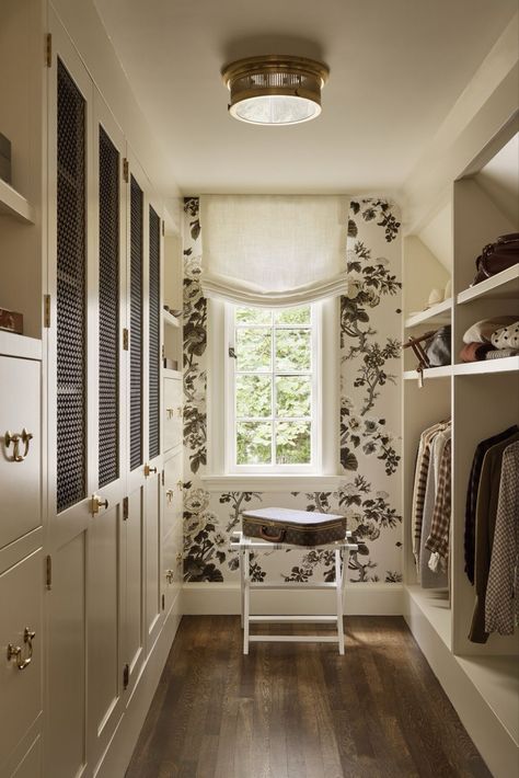 Katie Rosenfeld, Small Walk In Closet, Tudor Style Homes, New England Homes, Tudor House, Hello Lovely, Custom Closet, Closet Designs, Historic Home