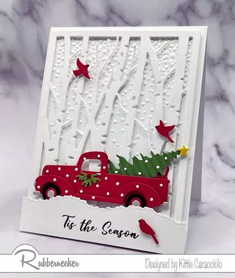 Snowy Scene, Homemade Christmas Cards, Stampin Up Christmas Cards, Christmas Card Crafts, Your Cards, Do The Work, 3d Christmas, Diy Christmas Cards, Winter Scene