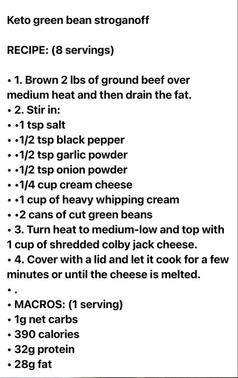 Green Bean Beef Stroganoff, Keto Stroganoff Ground Beef, Low Carb Beef Stroganoff With Green Beans, Keto Ground Beef Stroganoff Recipes, Green Bean Stroganoff, Green Bean Keto, Green Bean Stroganoff Keto, Keto Green Bean Stroganoff, Green Bean Stroganoff Low Carb