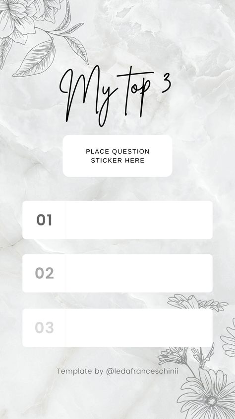 Ask Me My Top 3 Template Instagram, Top 3 Template Instagram, Template For Instagram Stories, Ask Game, Story Questions, Instagram Stories Template, Template Background, My Top 3, Text Overlay