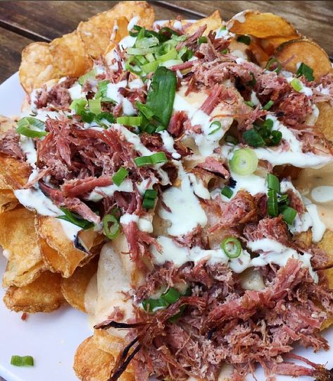 Corned Beef Tater Tots, Corn Beef Pizza, Corned Beef Nachos, Leftover Corn Beef Recipes, Corn Beef Leftovers, Corned Beef Appetizer Recipes, Corned Beef Leftovers Recipes, Irish Nachos Recipe, Irish Nachos Waffle Fries