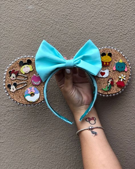 Diy Disney Ears Tutorials, Disney Ears Diy, Disney Diys, Micky Ears, Ears Inspiration, Disney Headband, Disney Gear, Diy Disney Ears, Disney Ears Headband