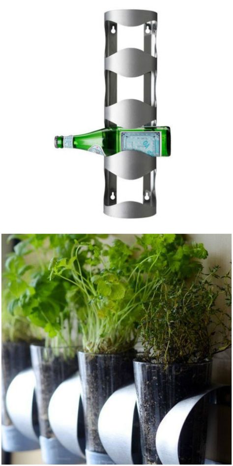 Turn a Vurm wine rack into a DIY  indoor herb garden instead, thanks to this IKEA hack. Ikea Wine, Ikea Wine Rack, Wine Rack Inspiration, Camper Inspiration, Wine Rack Projects, Wine Rack Design, Suv Camper, Indoor Herb, Rv Organization