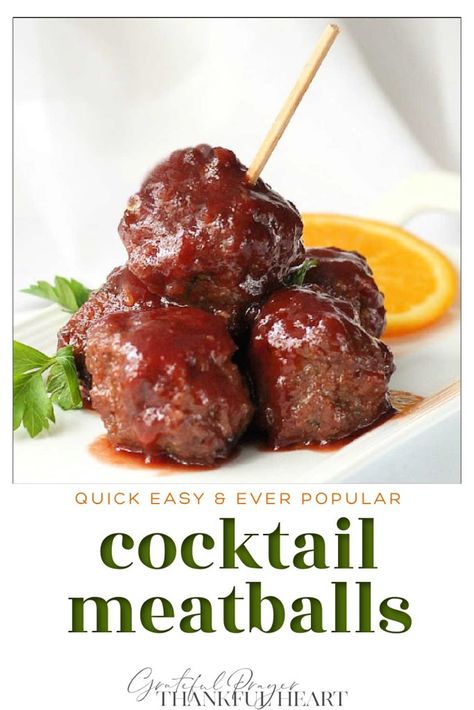 Cocktail Meatball Sauce, Cocktail Meatballs Grape Jelly, Meatball Dipping Sauce, Chili Sauce Meatballs, Cocktail Meatball Recipes, Simple Chili, Homemade Meatballs Recipe, Grateful Prayer, Cocktail Meatballs