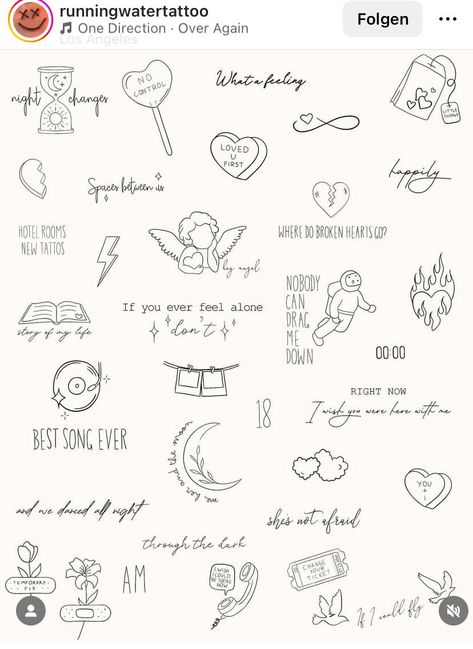 1d Minimalist Tattoo, Small 1d Tattoos, One Direction Tattoos Minimalist, Minimalist One Direction Tattoo, One Direction Song Tattoos Ideas, One Direction Small Tattoos, Cute One Direction Tattoos, Tiny One Direction Tattoos, One Direction Minimalist Tattoo