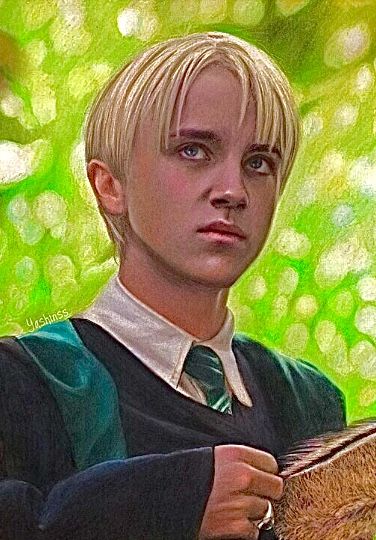 Drawing Draco Malfoy, Draco Malfoy Painting, Droca Malfoy, Draco Drawing, Draco Malfoy Drawing, Harry Potter Toms, Galaxy Drawings, Messi Poster, Tom Felton Draco Malfoy