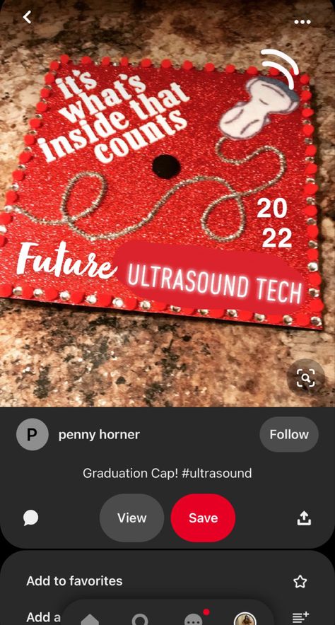 Cardiac Sonography Graduation Cap, Ultrasound Tech Tattoo, Ultrasound Tech Graduation Cap, Sonography Graduation Pictures, Sonography Graduation Cap, Ultrasound Graduation Cap, Ultrasound Technician Aesthetic, Sonography Graduation, Sonography Aesthetic