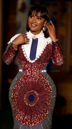 African Dress Patterns, Ankara Fashion Styles, Formal Office Wear, African Ladies, Stylish Naija, Long African Dresses, Corporate Dress, Short African Dresses, Ankara Gown