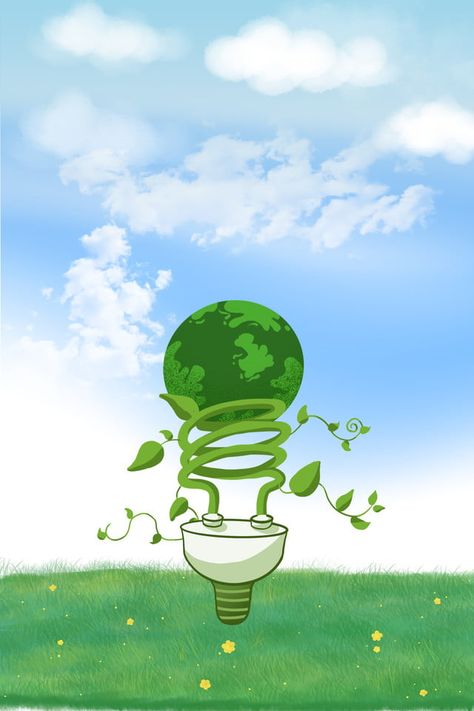 Creative Green Tree Bulb Recycling Environmental Poster Background Material Go Green Poster Design, Recycle Background, Go Green Posters, Environmental Poster, Environmental Posters, Student Presentation, Green Christmas Tree Decorations, Earth Drawings, Circle Garland