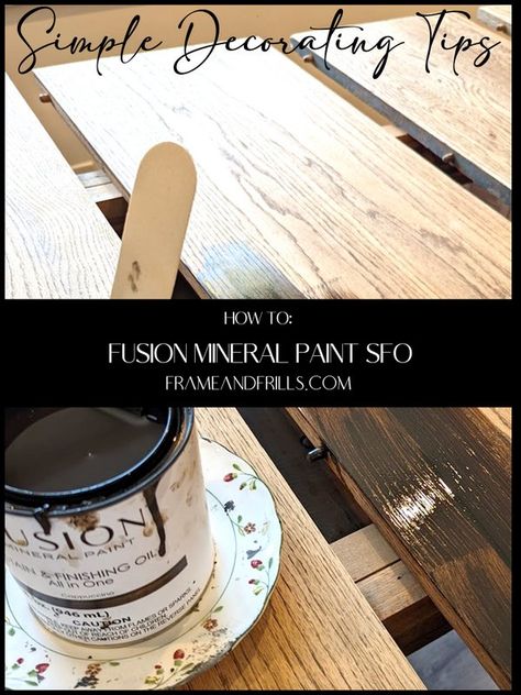 Gel Stain Furniture, Faux Marble Paint, Natural Sea Sponge, Simple Decorating, Staining Furniture, Furniture Upcycling, Mineral Fusion, Easy Diy Hacks, Oil Based Stain