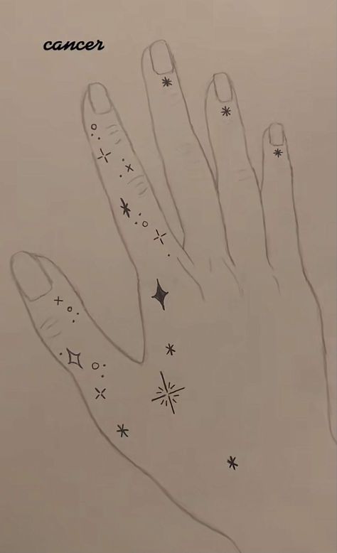 Pretty And Easy Tattoos, Drawn Hand Tattoo, 1 Inch Hand Tattoos, How To Draw Symbols, Cute Thing To Draw On Your Hands, Star Hand Doodles, Doodle To Draw On Hand, Draw On Hand Doodles, Easy Drawing To Do On Your Hand