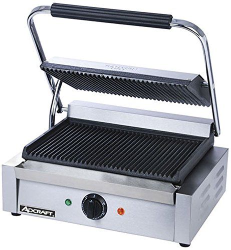 Adcraft SG811E Panini Grill  Grooved *** You can get additional details at the image link.  This link participates in Amazon Service LLC Associates Program, a program designed to let participant earn advertising fees by advertising and linking to Amazon.com. Commercial Panini Press, Sandwich Press, Panini Grill, Roast Beef Sandwich, Panini Sandwich, Panini Sandwiches, Panini Press, Sandwich Bar, Gourmet Sandwiches