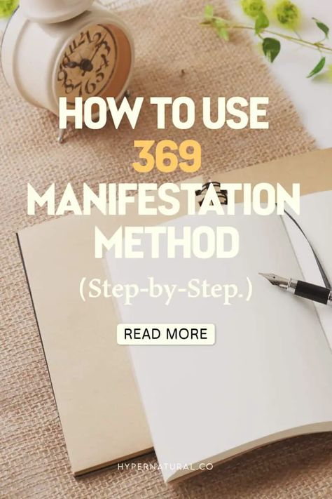 How to Use the 369 Manifestation Method (8 Steps) 369 Manifestation Method Example, 369 Manifestation Method, 369 Manifestation, Manifestation Law Of Attraction, Being Used, Law Of Attraction, How To Use, Affirmations