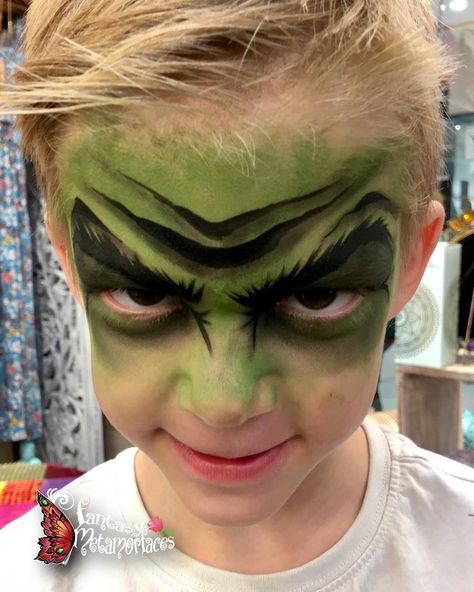 #fantasymetamorfaces #brisbanefacepainter #boysfacepaint #marvel #hulk #hulkfacepaint #brisbanekids #brisbaneevents #ishka… Hulk Makeup Kids, Hulk Makeup, Hulk Face Paint, Frankenstein Face Paint, Baby Hairstyle, Marvel Hulk, Green Goblin, Face Painting Designs, Painting Designs