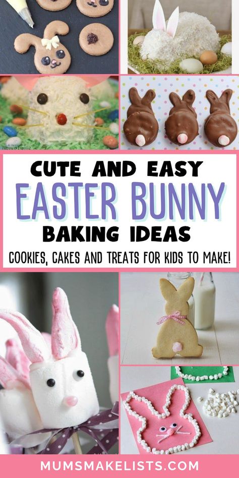 Get creative with Easter Bunny Treats! Bake and decorate bunny-themed cookies and cupcakes or try other easy recipes for kids. These ideas are simple to make and perfect for adding sweetness to your Easter. Enjoy making and sharing treats this holiday! Fun Bunny Treats, Easter Bunny Baking, Bunny Cookies Decorating Ideas, Easter Bunny Desserts, DIY Bunny Treats, Cute Easter Baking Ideas, Easter Bunny Cupcakes Easter Baking Ideas, Bunny Baking, Bunny Biscuits, Easter Bunny Desserts, Bunny Desserts, Easter Bunny Cupcakes, Easter Bunny Treats, Diy Bunny, Baking Crafts