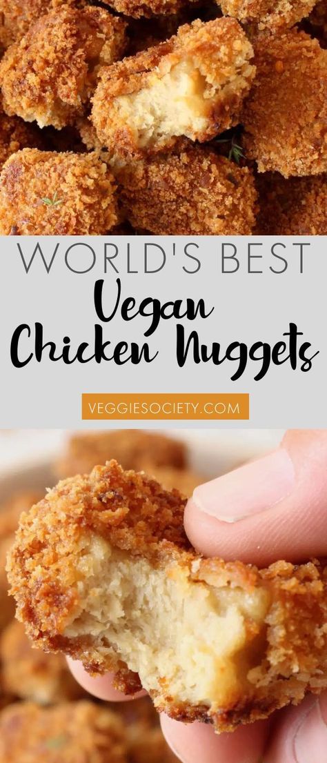 Vegan Chicken Nuggets Recipes, Vegetarian Nuggets Recipe, Chickpea Nuggets Vegan, Chickpea Chicken Nuggets, Vegetarian Chicken Nuggets, Vegetarian Proteins, Veggie Chicken Nuggets, Best Vegan Chicken, Vegetarian Nuggets