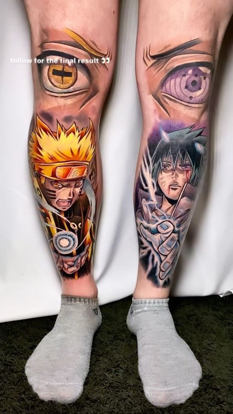 @dave.vero.ink shared a video on Instagram: “Naruto x Sasuke leg sleeves in progress 🥵 done at @r.tattoo.barber - sponsors @body.cult.tattoo.supplies @theinkedarmy @tattoomed -…” • Mar 5, 2022 at 3:51pm UTC Naruto And Sasuke Tattoo, Cult Tattoo, Max Holloway, Rare Tattoos, Avatar Tattoo, Shin Tattoo, Z Tattoo, Sasuke Naruto, Naruto Tattoo