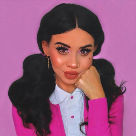 ♥ snitchery ♥ on Instagram: “📚 PENNY PROUD 💕 - omg HI HELLO to the 20k of u who’ve found my account in the past two days!!!! WILD! Bonkers!! whether ur a newbie or a…” Astroworld Concert, Astrid Cosplay, Penny Proud, Creepy Halloween Makeup, Cute Halloween Makeup, Halloween Coustumes, Rainbow Makeup, Fx Makeup, Halloween Costumes Makeup