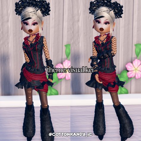 dress to impress theme visual kei outfit inspo no vip Shinora Outfit, Visual Kei Dress To Impress No Vip, Dress To Impress Theme Visual Kei, Visual Kei Outfit Dress To Impress, Dress To Impress Inspo No Vip, Visual Kei Dress To Impress, Visual Kei Outfits, Royal High Outfits Ideas Cheap, Dti Hacks