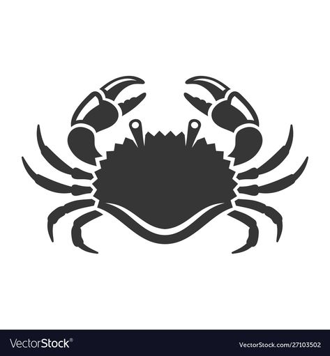 Crab Vector Illustration, Crab Claw, Sea Crab, Stencil Ideas, Cnc Projects, Blue Crab, Cricut Joy, Alphabet Art, Wood Toys