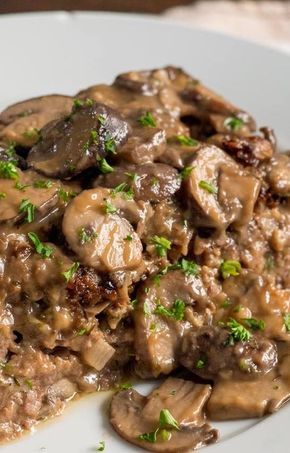 Mushroom Gravy Meatloaf Meatloaf With Mushroom Gravy, Gravy For Meatloaf, Mushroom Meatloaf, Meatloaf Sauce, Meatloaf Dinner, Ground Meat Recipes, Holiday Favorite Recipes, Mushroom Gravy, 12 Tomatoes