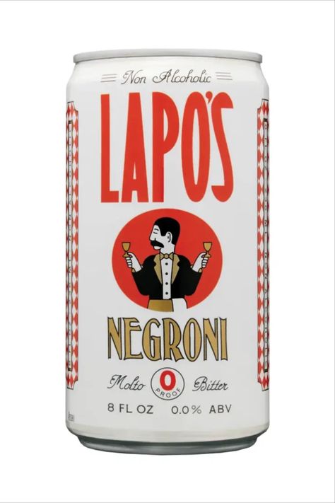 Designed by freelance designer James Madison Mitchell, every aspect of Lapo's packaging reflects an admiration for the timeless refinement of Italian culture. Moreover, the design is inspired by an actual IRL Lapo, specifically, a friend of Mitchell's whom he met in Florence. Beverage Design Packaging, Drink Can Design, Italian Graphic Design, Can Label Design, Drink Packaging Design, Beer Branding Design, Alcohol Packaging Design, Beer Packaging Design, Retro Packaging