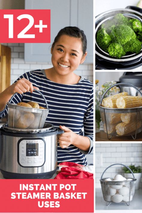 Pressure Cooker Spaghetti, Instant Pot Steam, Instant Pot Rice, Steamed Sweet Potato, Cooking Green Beans, Steamer Basket, Best Instant Pot Recipe, Easy Instant Pot Recipes, Instant Pot Dinner Recipes