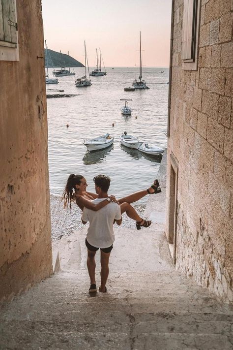 Aesthetic picture of Vis Island, Croatia. Discover more photos of Raquel & Miguel with On The Road Again Croatia Pictures, Vis Island, Croatia Beach, Couples Vibe, Aesthetic Picture, Dubrovnik Croatia, Croatia Travel, Zadar, She Knows