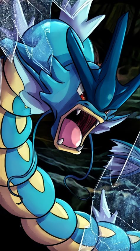 Pokemon Gyarados Wallpaper, Gyrados Pokemon Wallpaper, Gyrados Pokemon Art, All Pokemon Types, Pokemon Gyarados, Pokémon Wallpaper, Pokemon Backgrounds, Pokemon Poster, Cool Pokemon Wallpapers