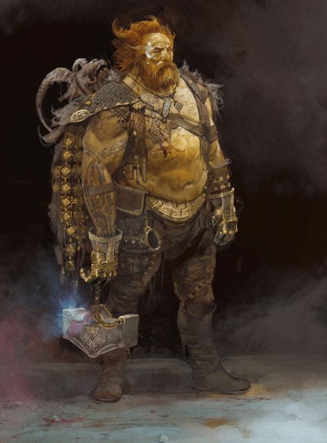 Gow Ragnarok Concept Art, Thor God Of Ragnarok, Thor Concept Art, Fantasy Villain, Nordic Tattoos, Videogame Fanart, Thor Art, God Of Wars, Thunder God