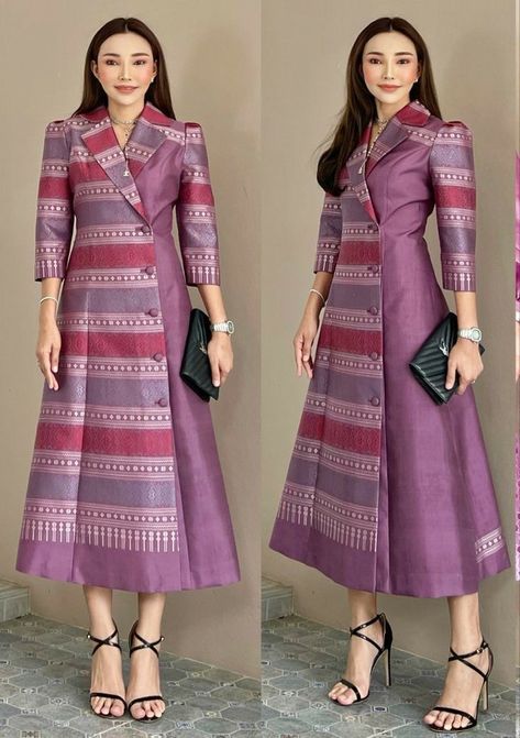 Girls outfit Batik Simple, Model Gamis, Long Gown Design, Traditional Dresses Designs, Simple Kurta Designs, Designer Kurti Patterns, Long Kurti Designs, Long Dress Design, Salwar Kamiz