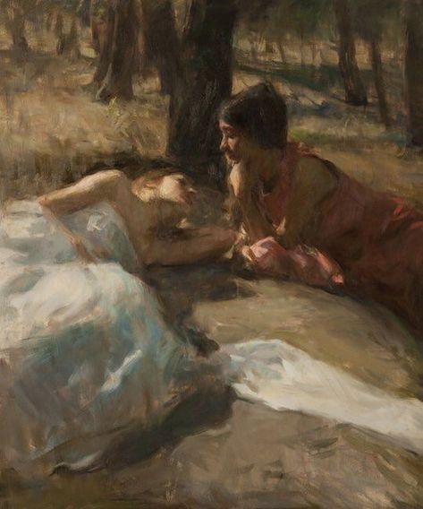 Ron Hicks, Rennaissance Art, Lesbian Art, Romance Art, Queer Art, Paintings I Love, Old Paintings, Romantic Art, Ethereal Art