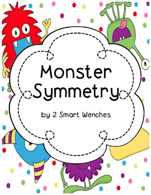 Halloween Symmetry, Monster Classroom, Symmetry Activities, Math Night, Eureka Math, Kids Math, Halloween Math, Writer's Workshop, Symmetry Art