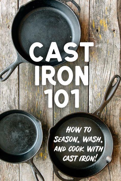 At the campsite or in your home kitchen, cast iron is the workhorse cookware you need. Learn everything you need to know about cooking with, cleaning, and seasoning cast iron so that it will be the first pan you reach for year after year. Cooking With A Cast Iron Skillet, Cast Iron Tips And Tricks, Cast Iron 101, Caring For Cast Iron, Cast Iron Pan Cleaning, Reseasoning Cast Iron Skillet, How To Clean And Season Cast Iron, How To Take Care Of Cast Iron Pans, Cast Iron Cleaning After Cooking