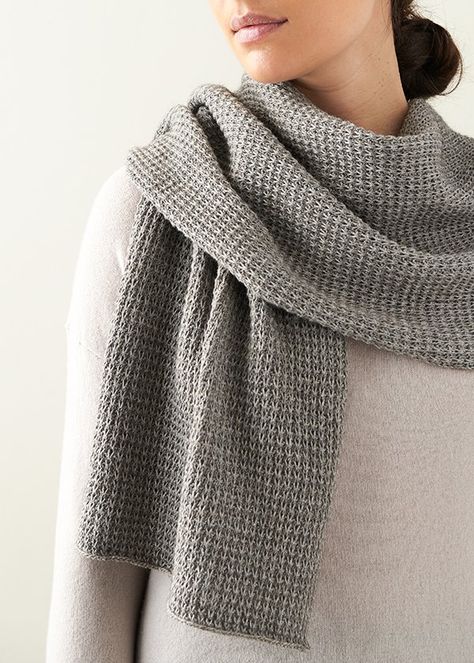 Easy Scarf Knitting Patterns, Knit Wrap Pattern, Easy Knitting Patterns Free, Knitting Patterns Free Scarf, Purl Soho, Free Knitting Patterns, Shawl Knitting Patterns, Wrap Pattern, Easy Knitting Patterns