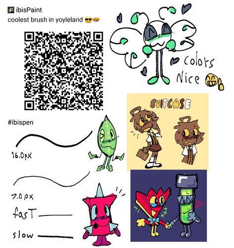 Color Jitter Brush Ibispaint, Ibis Paint Marker Brush Code, Object Show Brush Ibispaint, Qr Code Ibispaint, Ibis Pens, Ibispaint Codes, Ibispaintx Brushes, Ibis Brush, Ibispaint Brush