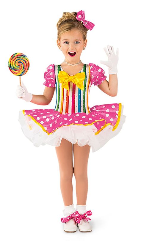 Jazz Dance Outfits, Attached Sleeves, Dance Recital Costumes, Costume Carnaval, Pageant Outfits, Leotard Costume, Candy Costumes, Candy Dress, Chloe Lukasiak