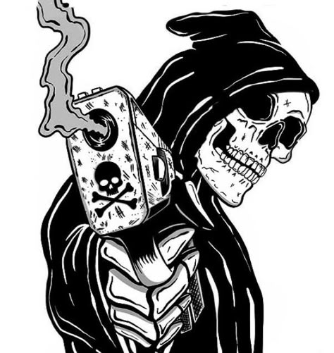 Skeleton Cartoon, Reaper Drawing, Arte Viking, Hand Silhouette, Grim Reaper Tattoo, Skull Stencil, Reaper Tattoo, Boho Bandeau, Cholo Art