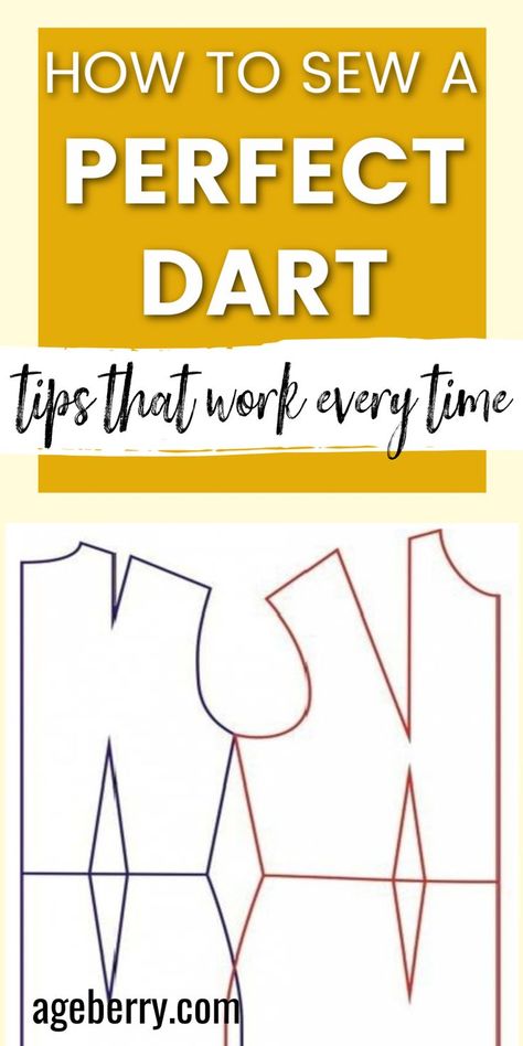 learn how to sew a perfect dart Sew Darts In Shirt, Types Of Darts, How To Sew Darts, Dart Tips, Sewing Darts, Sew Dress, Sewing Details, Sewing School, School Kids