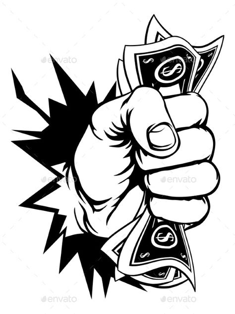 Fist Holding Cash Money Breaking Background #AD #Cash, #AFFILIATE, #Holding, #Fist, #Background Holding Money Drawing, Hand Holding Money, Free Cricut Images, Holding Money, Half Sleeve Tattoos Drawings, Geisha Art, Dollar Bills, Half Sleeve Tattoo, Hand Holding