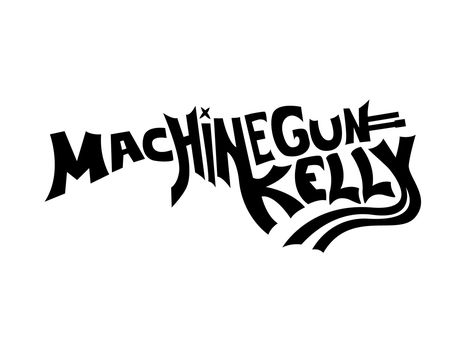 Mgk Stickers, Mgk Drawings, Mgk Logo, Mgk Art, Mgk Tattoos, Mgk Concert, Jordan Hoodie, Music Journal, Journal Fonts