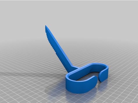 Adaptive knife designed by and for a quadriplegic. Designed for my specific hand measurements but you should be able to edit the dimensions in Fusion 360 or some other software like that. Adaptive Devices, Adaptive Equipment, Fusion 360, 3d Printer Projects, Hand Measurements, Assistive Technology, Knife Design, Ink Stamps, 3d Printer