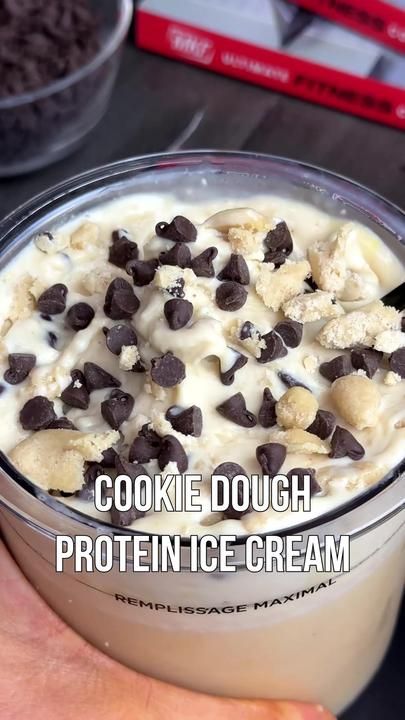 TikTok · Michael Kory Homemade Cookie Dough Ice Cream, Cookie Dough Ice Cream Recipe, Ice Cream Maker Recipes Healthy, Ninja Ice Cream Recipe, Cookie Dough Protein, Protein Ice Cream Recipe, Homemade Cookie Dough, Protein Ice Cream Recipes, High Protein Cookies