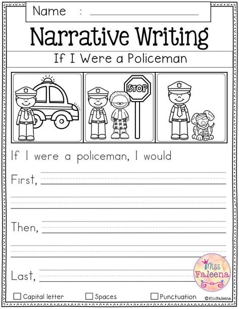 Writing Activities For Kindergarten Worksheets Informational Writing Prompts, Creative Writing Worksheets, Opinion Writing Prompts, Free Writing Prompts, Narrative Writing Prompts, Beginning Of Kindergarten, Kindergarten Writing Prompts, Prompts Writing, Teachers Resources