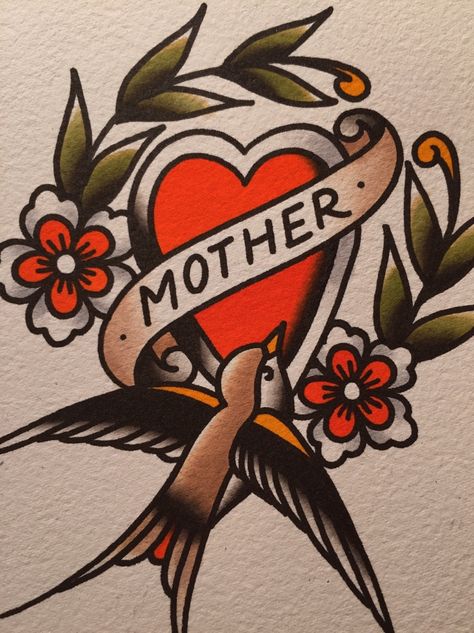 BLAIR MAXINE HEWITT • TATTOOS • Grinch Tattoo, Traditional Heart Tattoos, Desenhos Old School, Mom Heart Tattoo, Americana Tattoo, Traditional Tattoo Old School, Traditional Tattoo Inspiration, Tatoo Inspiration, Sailor Jerry Tattoos